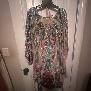 ASOS Curve Multicolor Sequin Dress